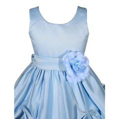 Royal Blue Taffeta Flower Girl Dresses