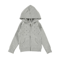 Child winter clothes french terry plain baby hooded sweatshirt korean children hoodies