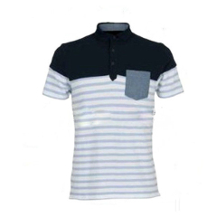OEM wholesale mens collar striped new design polo t shirt