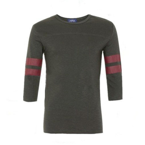 Men's half long sleeve round neck slim fit fashion t shirt