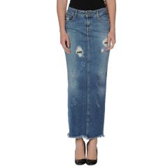 Women latest long jeans skirts pencil design