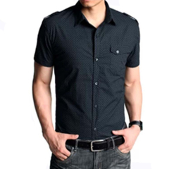 Wholesale cotton slim fit polo long sleeve shirts latest shirt designs for men