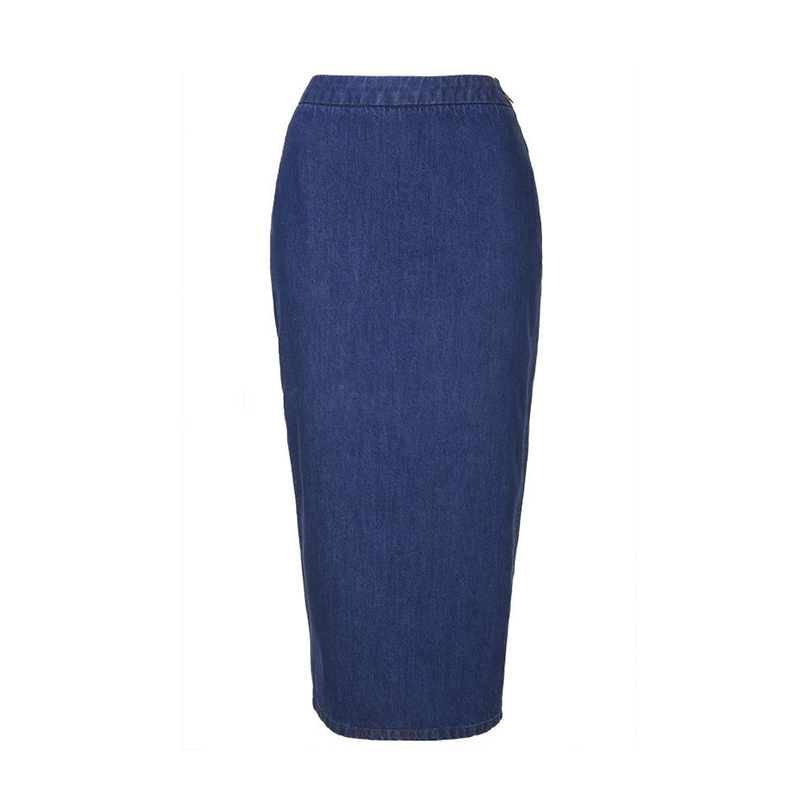 China wholesale denim pencil skirt long 2015