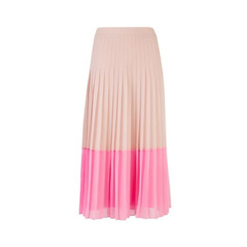 Splicing pattern sexy summer wear dress women cotton skirts long maxi casual skirt