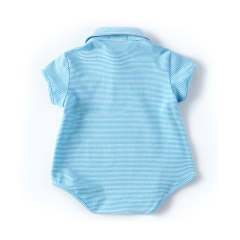 High quality wholesale striped infant romper organic baby onesi
