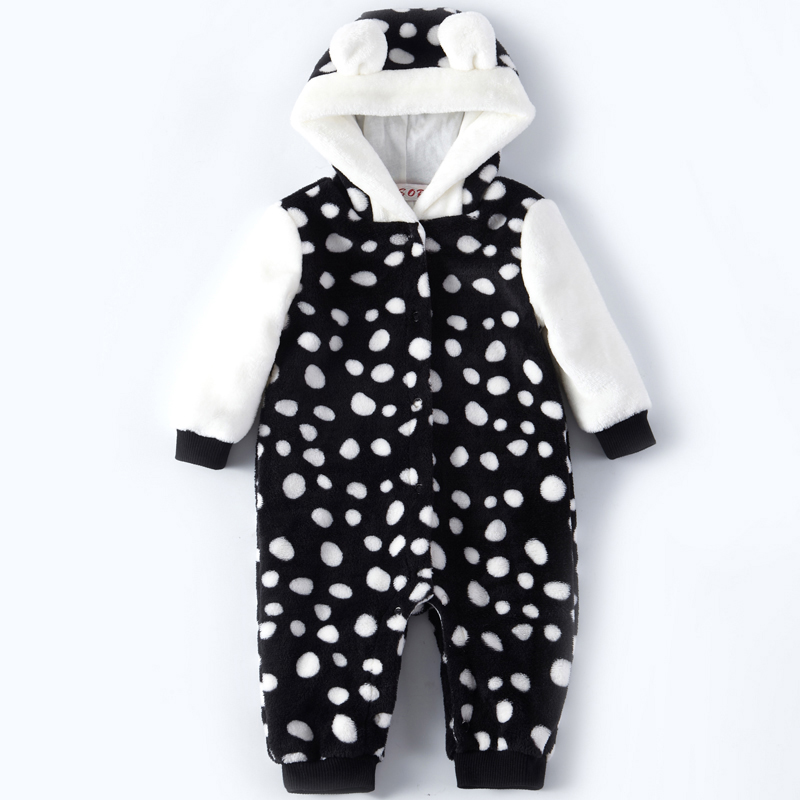 High Quality Infant Cloth Polka Dot Romper Baby Clothes For Winter