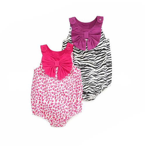 Newborn baby clothes leopard printed infant jumpsuits baby 0 3 years romper