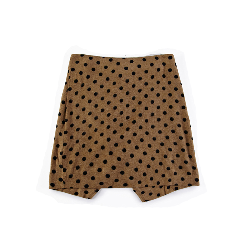 Women skirt in stock polka dots printed short skirts