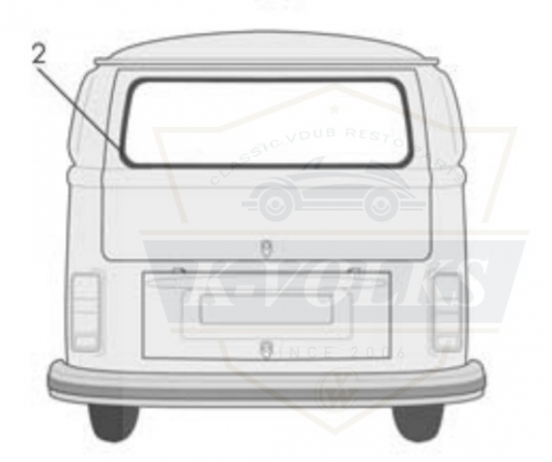 ISP VW Type 2 Bus 1968-1972 Baywindow Turn Signal Lens & Seals - Kombi Microbus