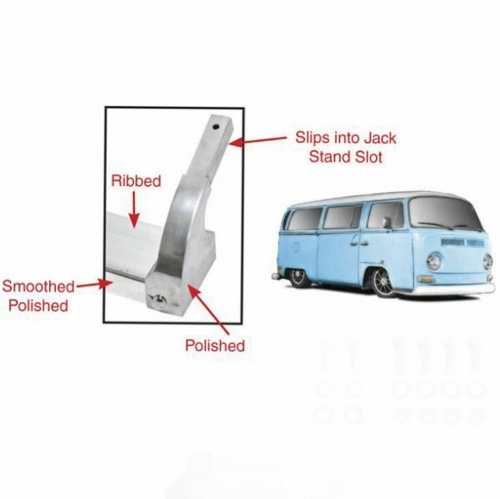 Aluminum Side Step Fits Type 2 Bus 1950-79 Splitscreen Baywindow