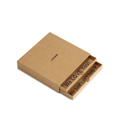 custom packaging box with double layer sliders