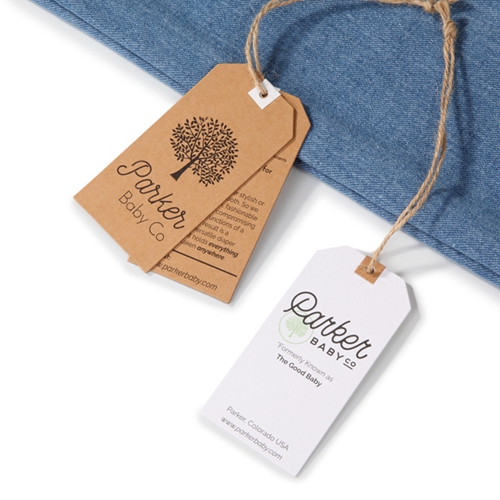 custom hang tag of kraft paper