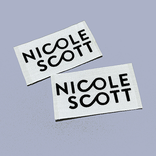 Custom Waxed Edge Cotton Label
