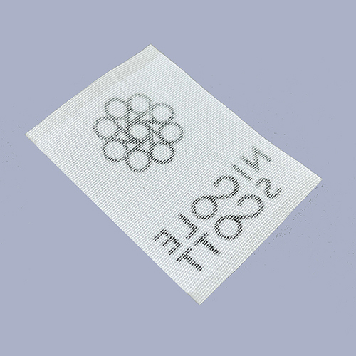 Custom Cotton Label With Waxed Edge