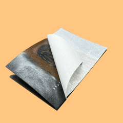 Damask Iron On Woven Label With Heat Press Backing