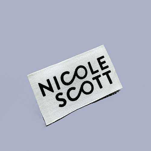 Custom Waxed Edge Cotton Label