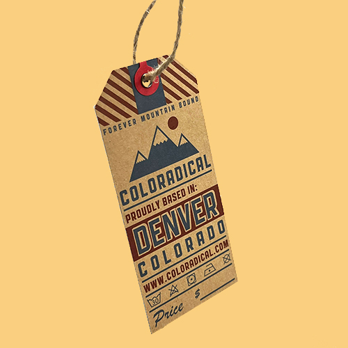 Branded Kraft Paper Tag With Metal Grommet