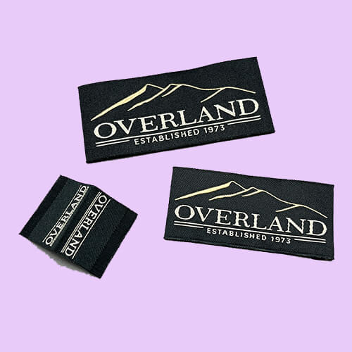 Custom Clothing Main Label And Flag Label
