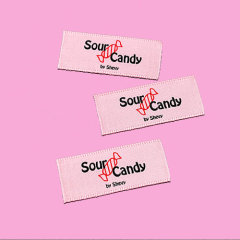 Custom Printed Satin Label With Logo