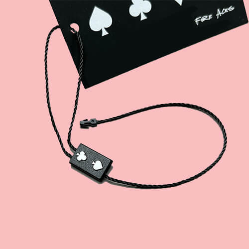 Velvet Paper Hangtag With Custom Seal Tag