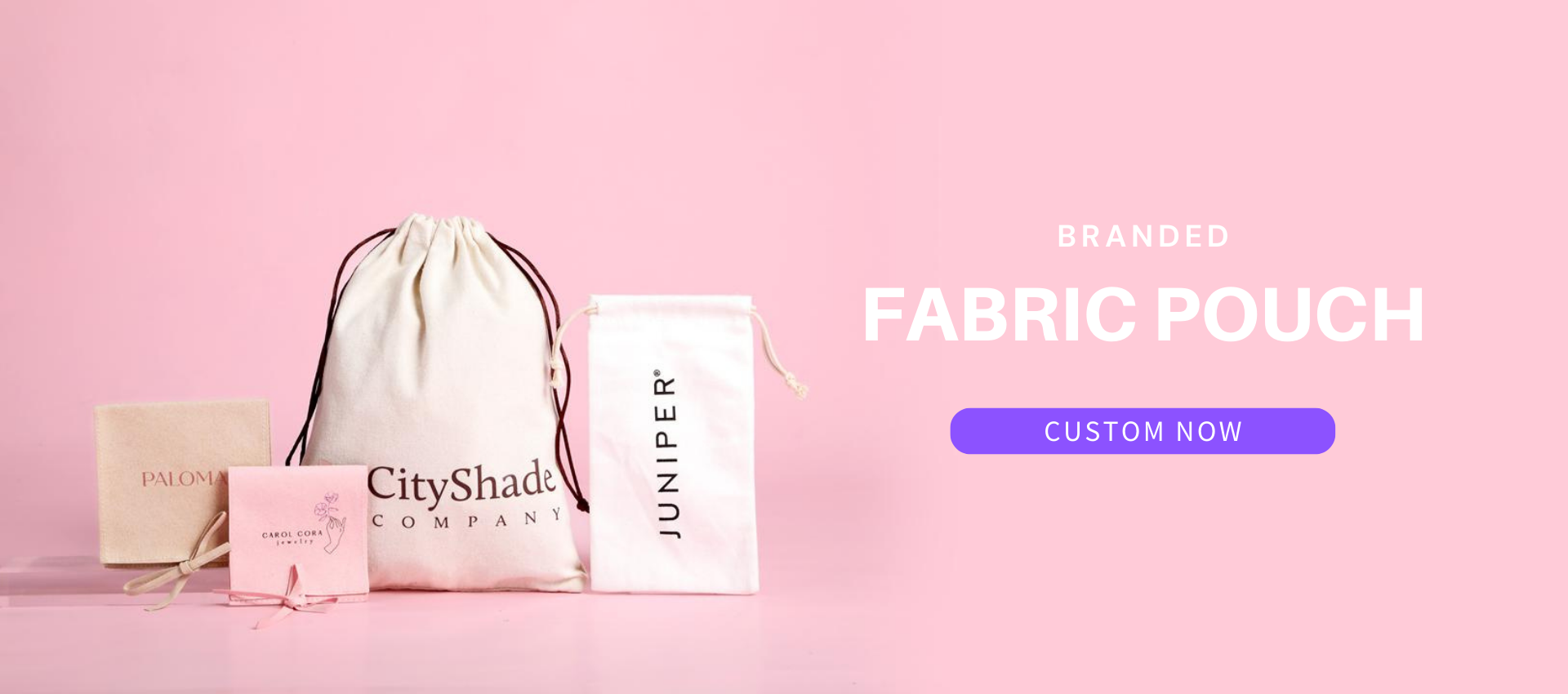 BRANDED FABRIC POUCH
