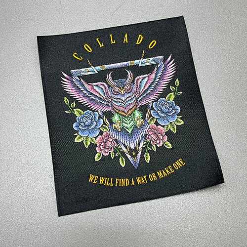 Custom High Density Woven Label For Jacket