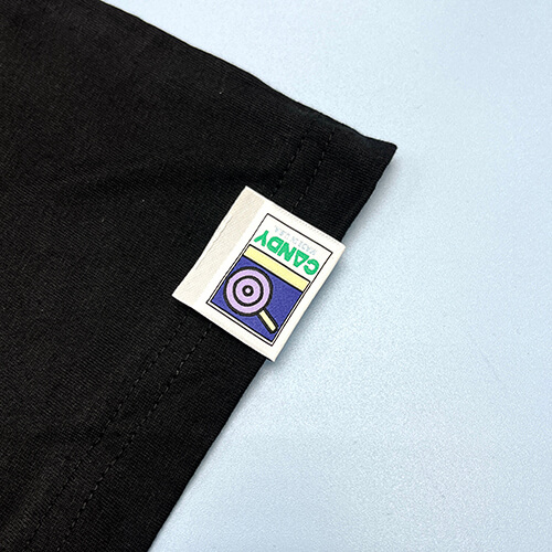 Personalized Center Fold Damask Clothing Label