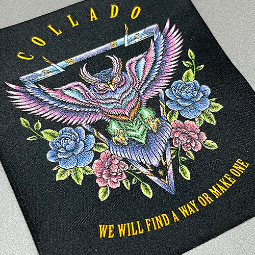 Custom High Density Woven Label For Jacket