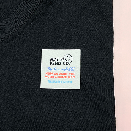 Custom Iron On Woven Clothing Fabric Label