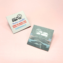 Custom Iron On Woven Clothing Fabric Label