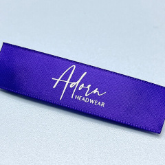 Satin Clothing Label With Printed Logo