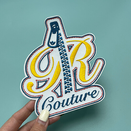 Custom Patches Embroidery With Self Adhesive Backing