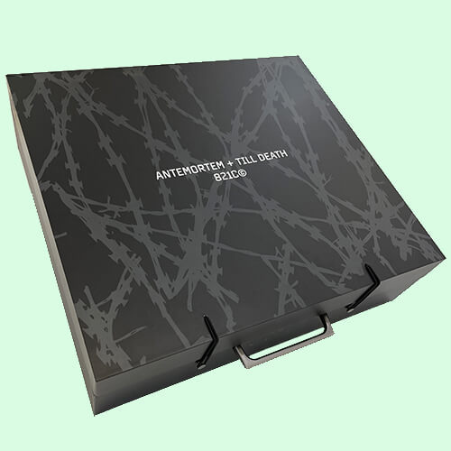 Custom Briefcase PR Box With Metal Handle