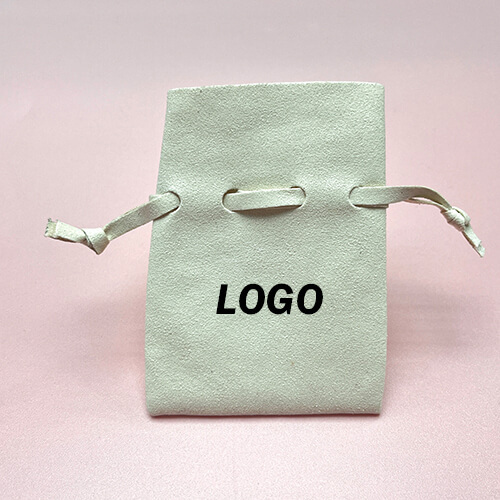 Custom Your Logo Drawstring Pouch Made Of Microfiber