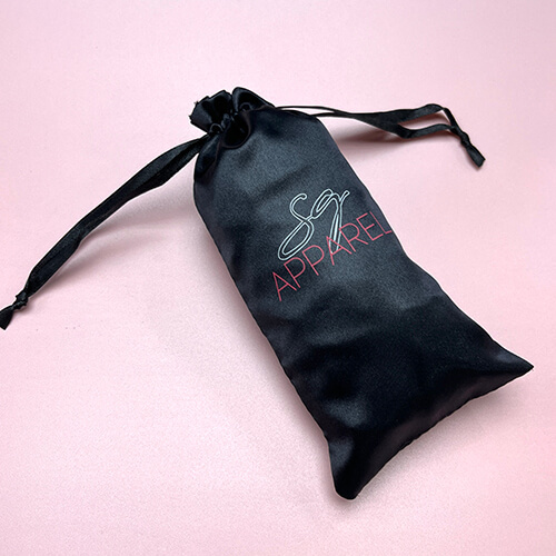 Custom Hair Extenstion Satin Pouch Bag