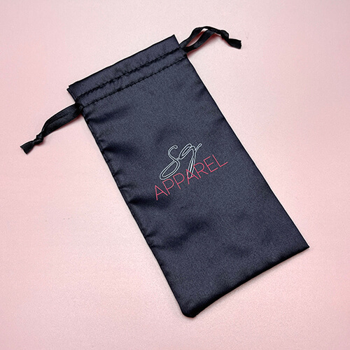 Custom Hair Extenstion Satin Pouch Bag
