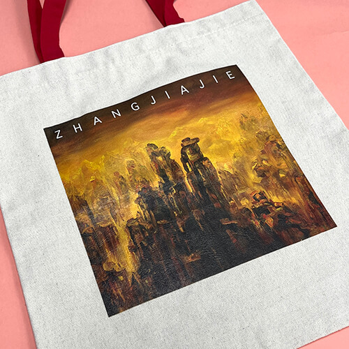 Personalised Tote Bag With Heat Transfer Picture