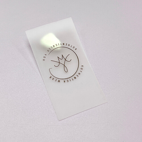 Custom TPU Garment Label