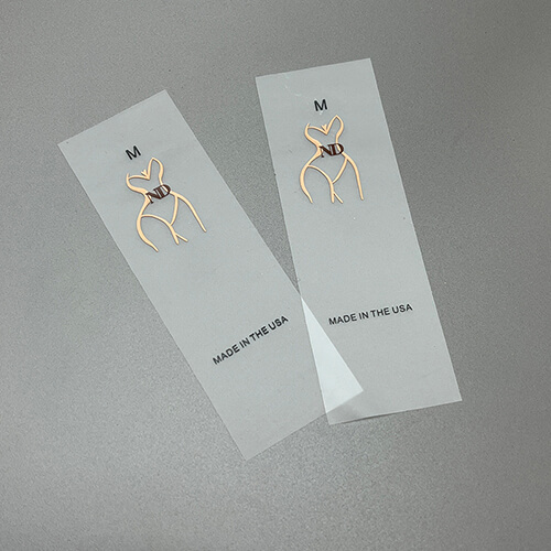Custom TPU clothing Label