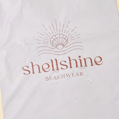 Double Side Printed Stock Size Peach Color Shipping Mailer
