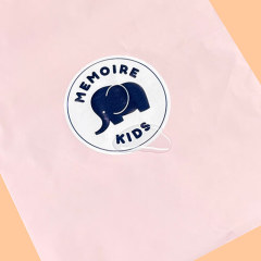Stock Size Pink Shipping Bag With Custom Printing
