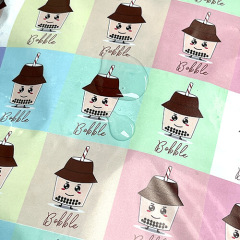 Stock Size White Glossy Shipping Bag With Custom Print