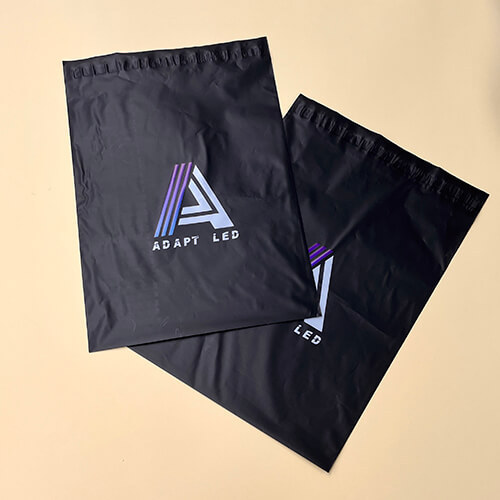 Custom Printed Stock Size Black Mailing Envelope