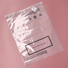 Wholesale Custom Transparent Packaging Bag For Clothing