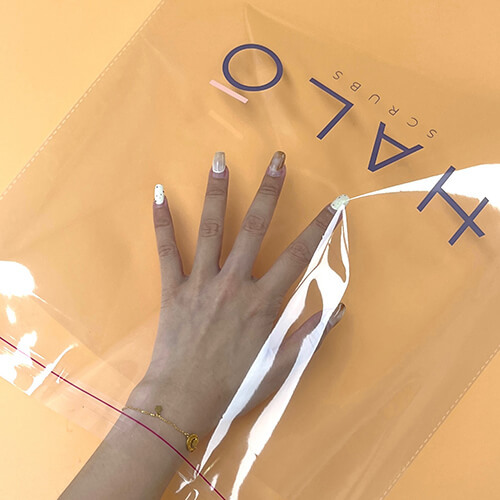 Custom Logo Clear Self Adhesive OPP Bag