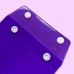 Custom Snap Button Closure PVC Bag