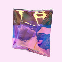 Custom Holograpic Cosmetic Packaging PVC Ziplock Bag