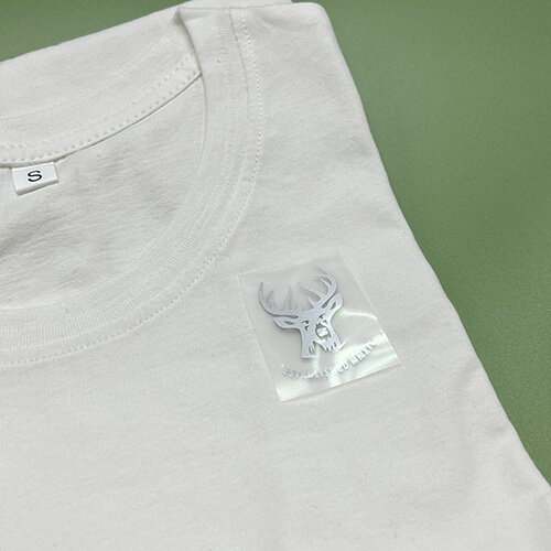 Tag-less Iron On Heat Transfer Label