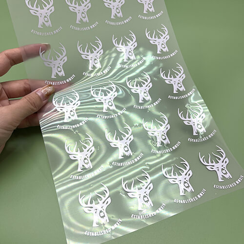 Tag-less Iron On Heat Transfer Label