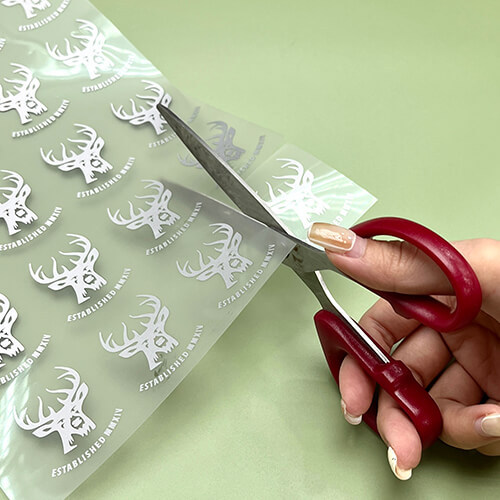 Tag-less Iron On Heat Transfer Label